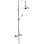 NOBILI CARLOS PREMIER COLONNE DE DOUCHE AVEC MITIGEUR THERMOSTATIQUE EXTERNE ET RAMPE TÉLESCOPIQUE