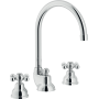 NOBILI ROBINET DE LAVABO À 3 TROUS AVEC BEC BASCULANT