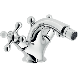 NOBILI ROBINET DE BIDET À DEUX COMMANDES AVEC ÉVACUATION