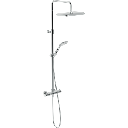 NOBILI THICE COLONNE DE DOUCHE AVEC MITIGEUR THERMOSTATIQUE EXTERNE AVEC CORPS FROID ET RAMPE TÉLESCOPIQUE