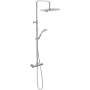 NOBILI THICE COLONNE DE DOUCHE AVEC MITIGEUR THERMOSTATIQUE EXTERNE AVEC CORPS FROID ET RAMPE TÉLESCOPIQUE