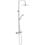 NOBILI THICE COLONNE DE DOUCHE AVEC MITIGEUR THERMOSTATIQUE EXTERNE AVEC CORPS FROID ET RAMPE TÉLESCOPIQUE
