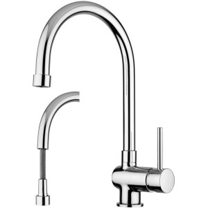PAFFONI ROBINET DE LAVABO AVEC DOUCHE EXTRAITABLE