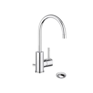 BELLOSTA ROBINET DE LAVABO EN BAMBOU À BEC ROTATIF ALLONGÉ