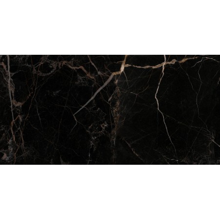 CAESAR ANIMA NOIRE ATLANTE POLI 60X120 RECTIFIÉ