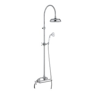 BELLOSTA EDWARD MITIGATEUR DE DOUCHE EXTERNE THERMOSTATIQUE AVEC TIGE COMPLÈTE