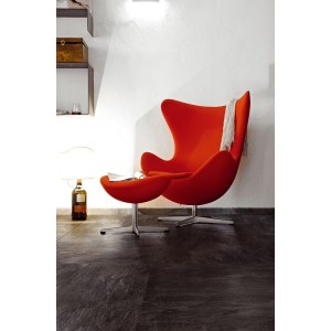 REX CÉRAMIQUES ARDOISE NOIR GRIP 80x80 RECTIFIÉ 9mm