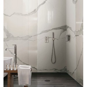 REX CÉRAMIQUES I CLASSIQUES STATUARIO SOFT 80x80 RECTIFIÉ 9mm