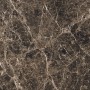 REX CÉRAMIQUES LES BIJOUX MARRON IMPÉRIAL GLOSSY 120X120 RÉCTIFIÉ 6mm
