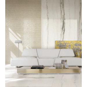 REX CÉRAMIQUES PREXIOUS WHITE FANTASY BRILLANT 60X120 RECTIFIÉ 9mm
