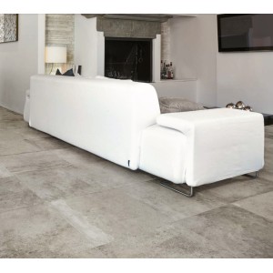 REX CÉRAMIQUES LA ROCHE GRIS ANTIQUÉ 60X120 RECTIFIÉ 9mm R10