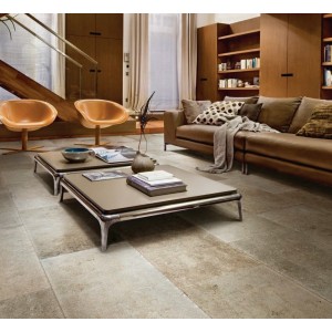 REX CÉRAMIQUES LA ROCHE ÉCRU ANTIQUÉ 80X80 RECTIFIÉ 9mm R10