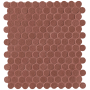 FAP CERAMICHE LIGNE DE COULEUR COPPER/MARSALA MOSAÏQUE RONDE 29,5X32,5