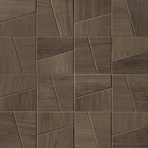 FAP CERAMICHE FAPNEST MARRON RAYURE MOSAÏQUE MATT 30X30