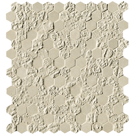 FAP CERAMICHE IMPRIMÉ BEIGE BLOOM HEXAGONE MOSAÏQUE 29,5X32,5