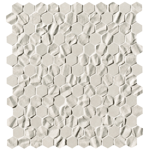 FAP CERAMICHE BLOOM WHITE STAR HEXAGONE MOSAÏQUE 29,5X32,5