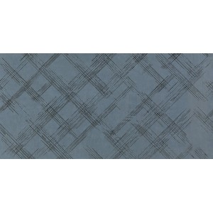 FAP CERAMICHE BLOOM MÉTAL BLEU ARGENT INSERTO 80X160 RECTIFIÉ