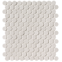 FAP CERAMICHE MILANO&FLOOR BLANC ROND MOSAÏQUE MATT 29,5X32,5