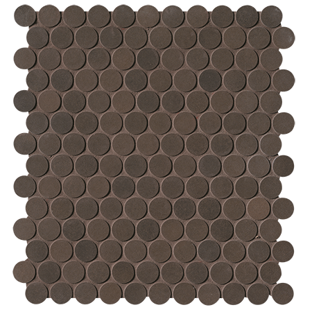 FAP CERAMICHE MILANO&FLOOR CORTEN ROND MOSAÏQUE MATT 29,5X32,5