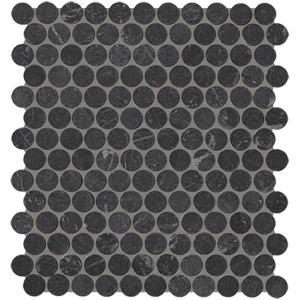 FAP CERAMICHE ROMA GRAFITE ROND MOSAÏQUE 29,5X32,5