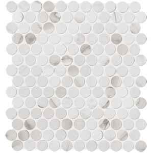 FAP CERAMICHE ROMA STATUARIO ROND MOSAÏQUE 29,5X32,5