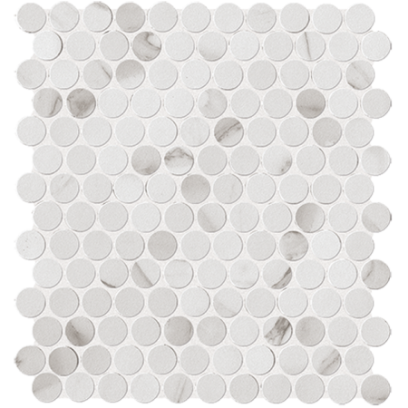 FAP CERAMICHE ROMA STATUARIO ROND MOSAÏQUE 29,5X32,5