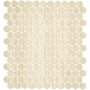 FAP CERAMICHE ROMA TRAVERTIN ROND MOSAÏQUE 29,5X32,5