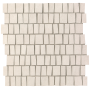 FAP CERAMICHE MOSAÏQUE BAR BLANC TRANSLUCIDE 30,5X30,5
