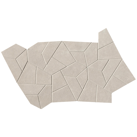 FAP CERAMICHE MOSAÏQUE VOLANT GRIS TRANSLUCIDE GRES 25X41,5