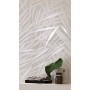 FAP CERAMICHE TRANSPARENT 160 FEUILLES BLANCHES INSERTO 80X160 RECTIFIÉ