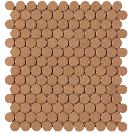 FAP CERAMICHE MOSAÏQUE RONDE EN GRES TERRACOTTA D'ÉTÉ 29,5x32,5 R10