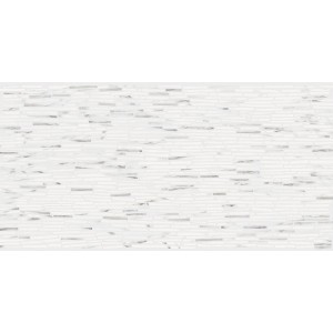 EMILCERAMICA PLAQUE EN MARBRE STATUARIO MICHELANGELO BATTUTO EN LISTELLI FULL LAPPATO 60X120 RECTIFIÉE