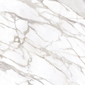 EMILCERAMICA PLANCHE EN MARBRE RELOADED CALACATTA GOLD CANOVA PLEIN POLI 90X90 RECTIFIÉ