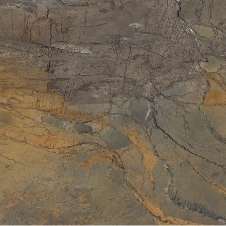 EMILCERAMICA TÉLÉ DE MARBRE RELOADED FOSSIL BROWN MALEVIC FULL LAPPATO 90X90 RÉCTIFIÉ