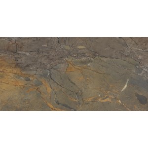 EMILCERAMICA PLAQUE EN MARBRE RELOADED FOSSIL BROWN MALEVIC FULL LAPPATO 60X120 RÉCTIFIÉ