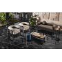 EMILCERAMICA PLANCHE EN MARBRE REVOLUTION CALACATTA NOIR PLEIN LAPPATO 90X90 RÉCTIFIÉ