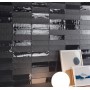 EMILCERAMICA TOTALOOK BRIQUE MAJOLIQUE LUX ANTHRACITE 6X24