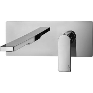 PAFFONI TANGO MITIGEUR ENCASTRÉ LAVABO L. 24CM MURAL AVEC PLAQUE