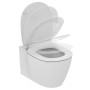 IDEAL STANDARD CONNECT - WC SUSPENDU AVEC SYSTÈME AQUABLADE ET ABATTANT SLIM SOFT CLOSE