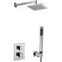 PAFFONI KIT DE DOUCHE AVEC MITIGEUR THERMOSTATIQUE + POMME DE DOUCHE + ENSEMBLE DE DOUCHETTE