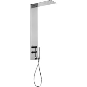 PAFFONI COLONNE DE DOUCHE BETA EN INOX AVEC MITIGEUR MÉCANIQUE