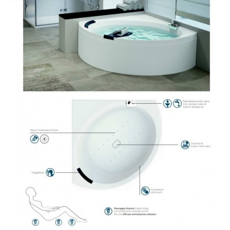 NOVELLINI DIVINA C BAIN HYDRO AIR C/CHÂSSIS