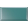 VOGUE INTERNO BISELLO 10X20 EN TURQUOISE (MAT)