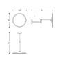 COSMIC ARCHITECT S+ MIROIR AGRANDISSEUR MURAL (x5)