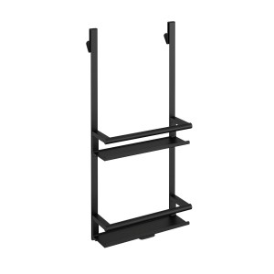 COSMIC ARCHITECT S+ DOUBLE SUPPORT FOR SOAP DISH HANGING FOR SHOWER CABIN SOFT BLACK