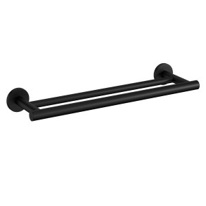 COSMIC ARCHITECT S+ PORTE SERVIETTES DOUBLE SOFT NOIR