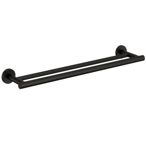 COSMIC ARCHITECT S+ PORTE-SERVIETTES DOUBLE SOFT NOIR 60 cm
