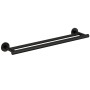 COSMIC ARCHITECT S+ PORTE-SERVIETTES DOUBLE SOFT NOIR 60 cm