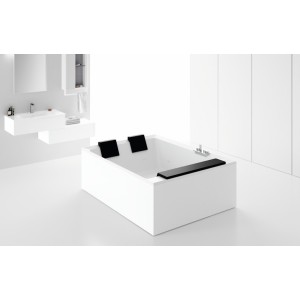 NOVELLINI DIVINA DUAL - BAIN D'ANGLE AVEC CADRE SANS HYDROMASSAGE 190X140