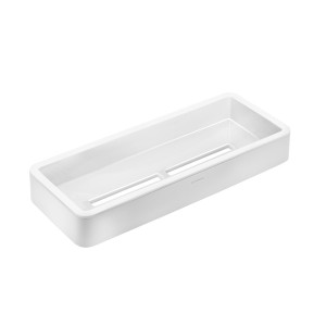 COSMIC NOIR & BLANC PORTE-SAVON DE DOUCHE BLANC SATINÉ
